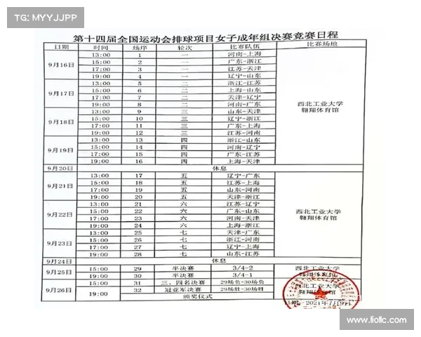 天津全运会最新赛事 天津全运会最新赛事表